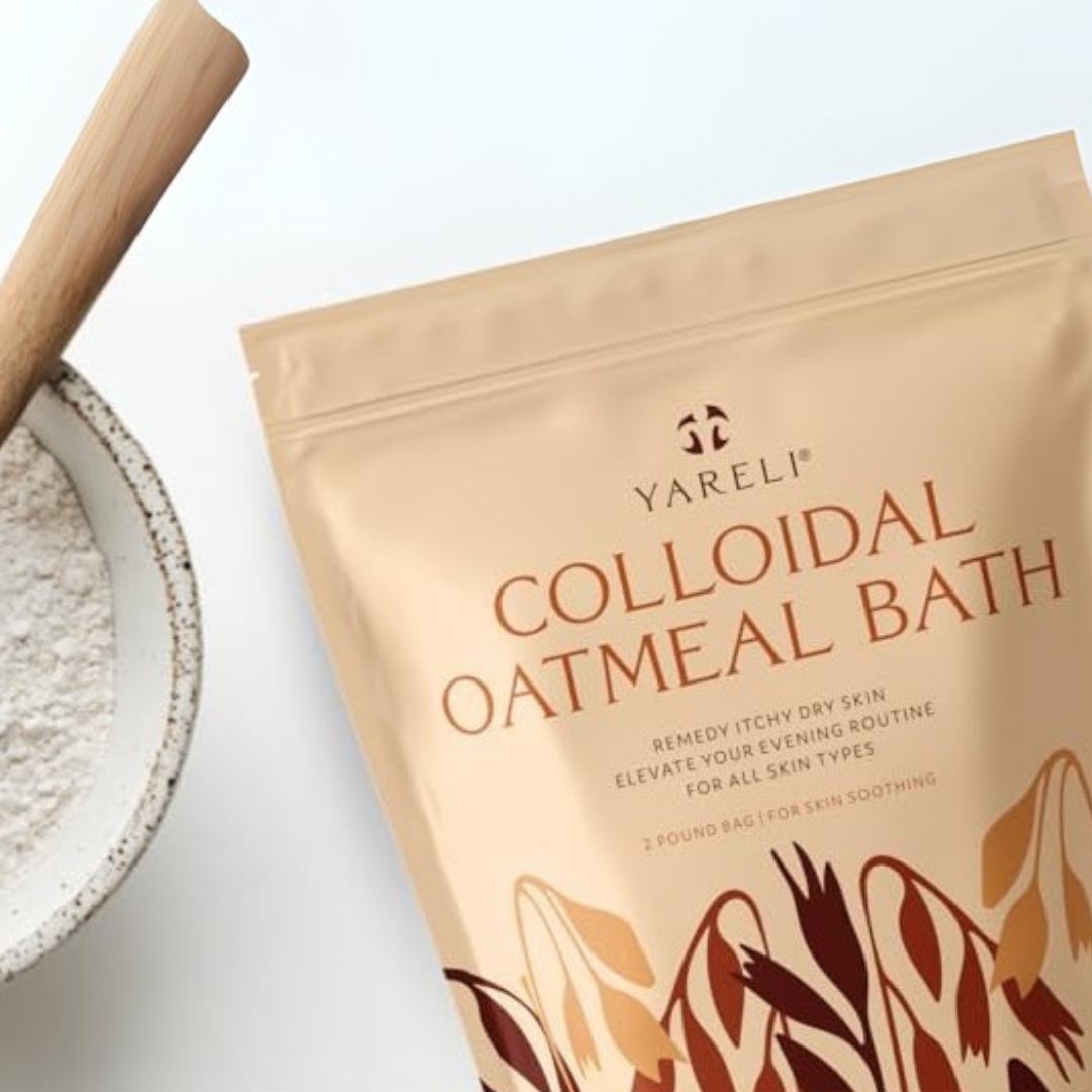 100% Pure Colloidal Oatmeal Bath – Dry, Itchy & Sensitive Skin Relief | Unscented, 2 lb