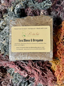 Sea Moss & Oregano Soap Bar | Anti-Inflammatory | Yeast | Bacteria | Itchiness