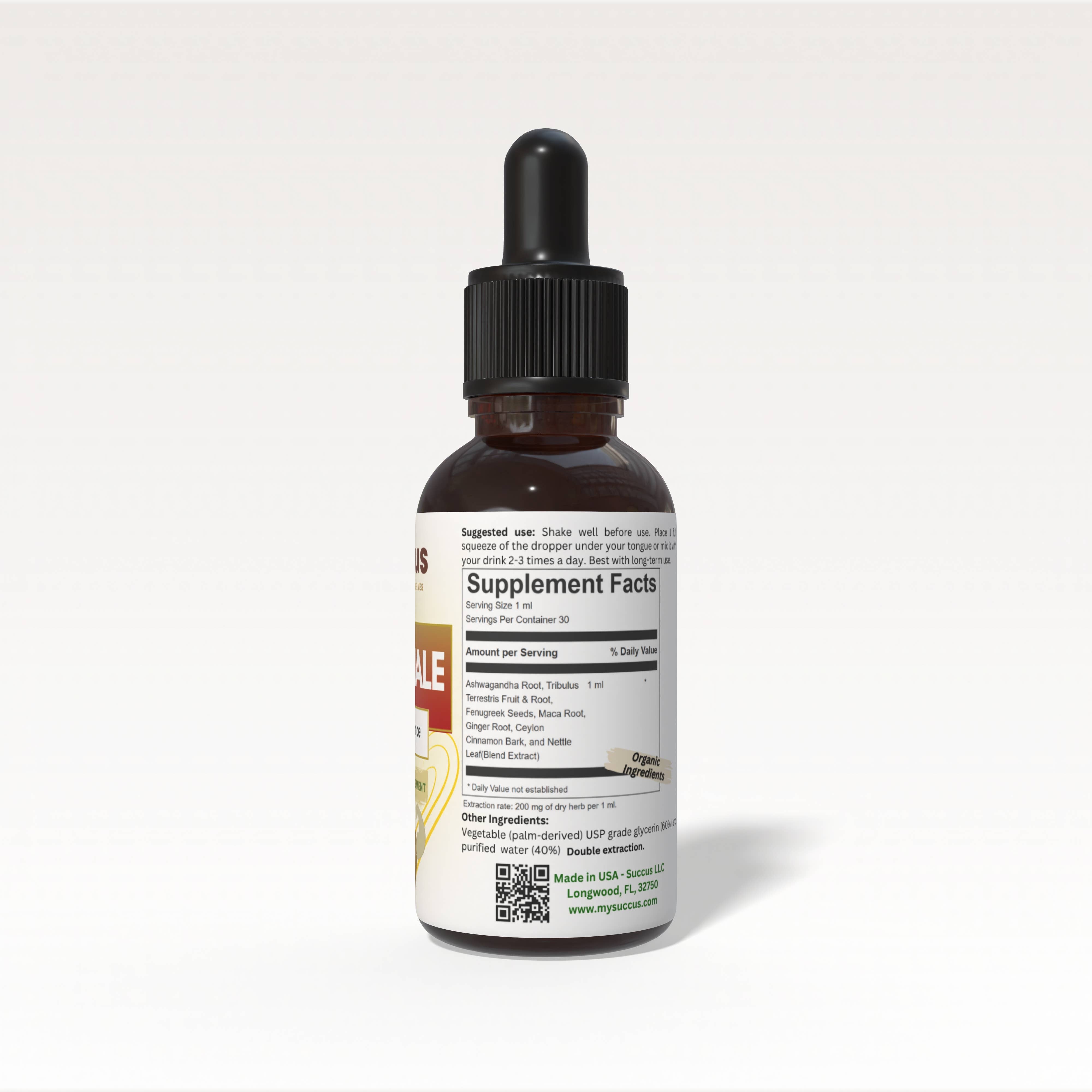 Prime Male Elixir - Male Performance: Alcohol Free / 1 oz