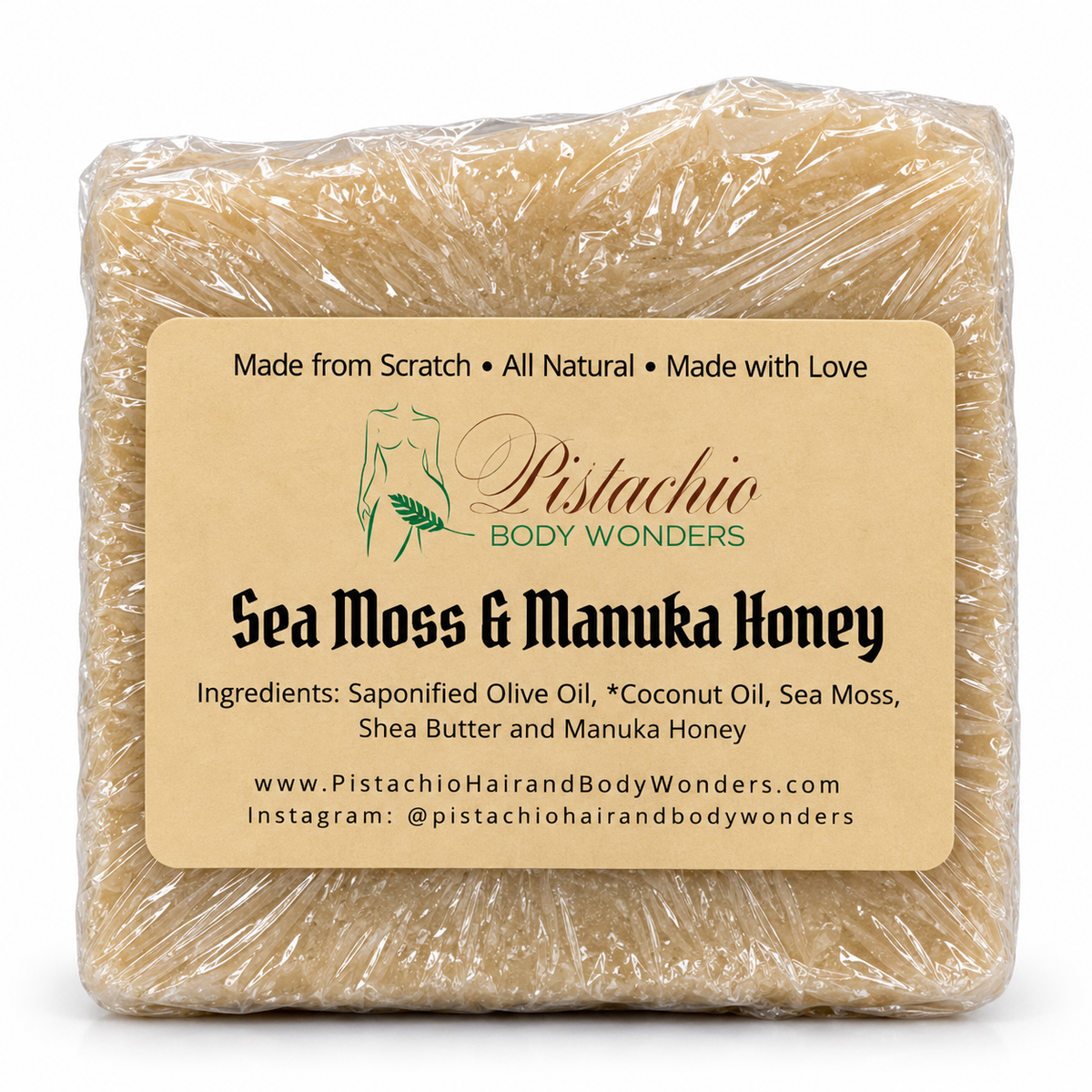 Sea Moss & Manuka Honey Soap Bar (discontinuing)
