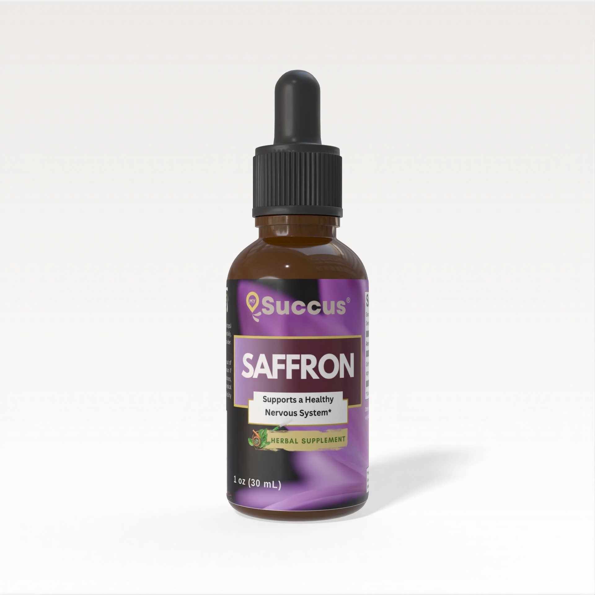 Saffron Tincture | Alcohol-Free Herbal Extract | 1 oz