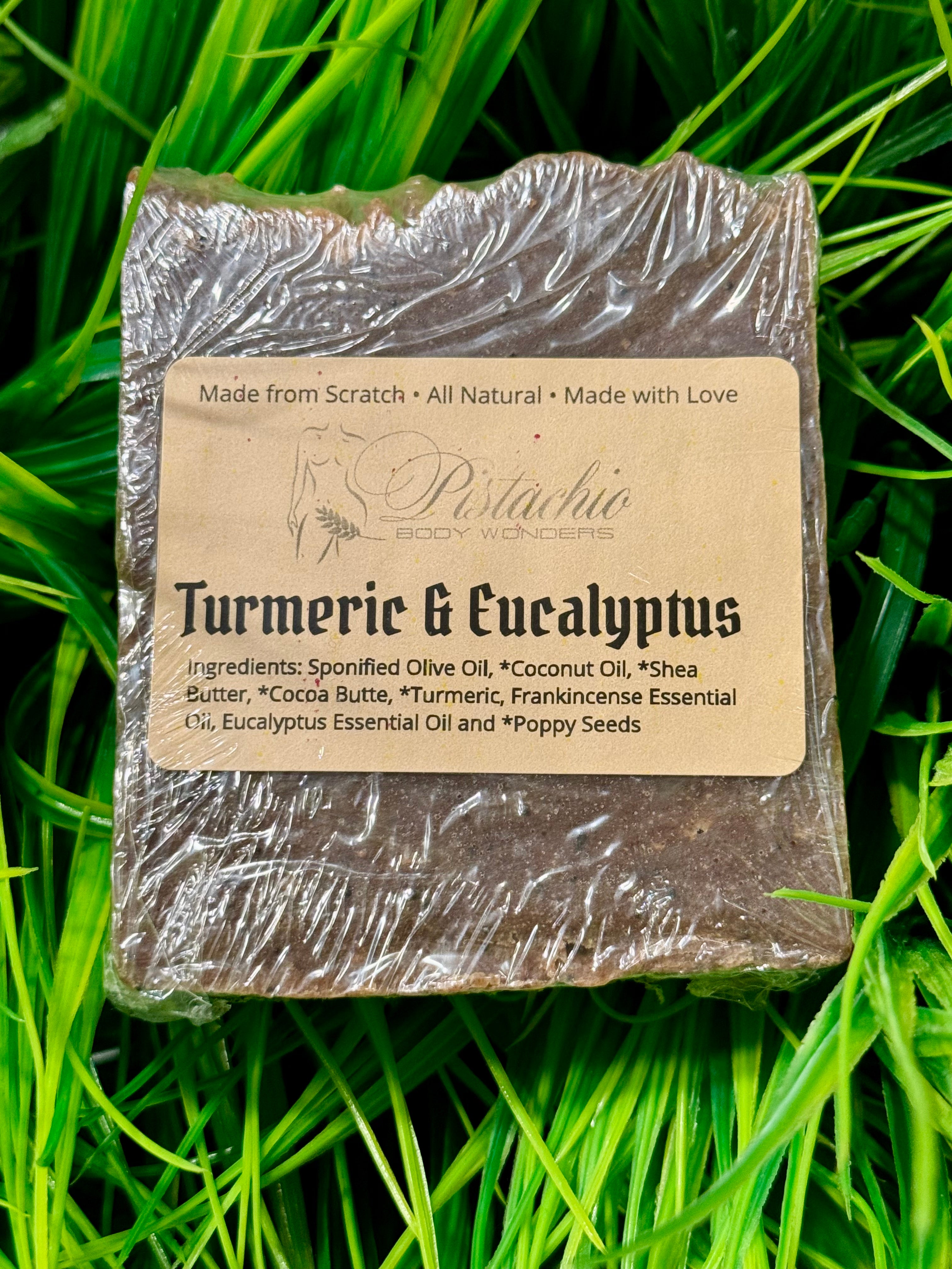 Turmeric & Eucalyptus Soap Bar | Scars | Purifying | Glow | Antibacterial
