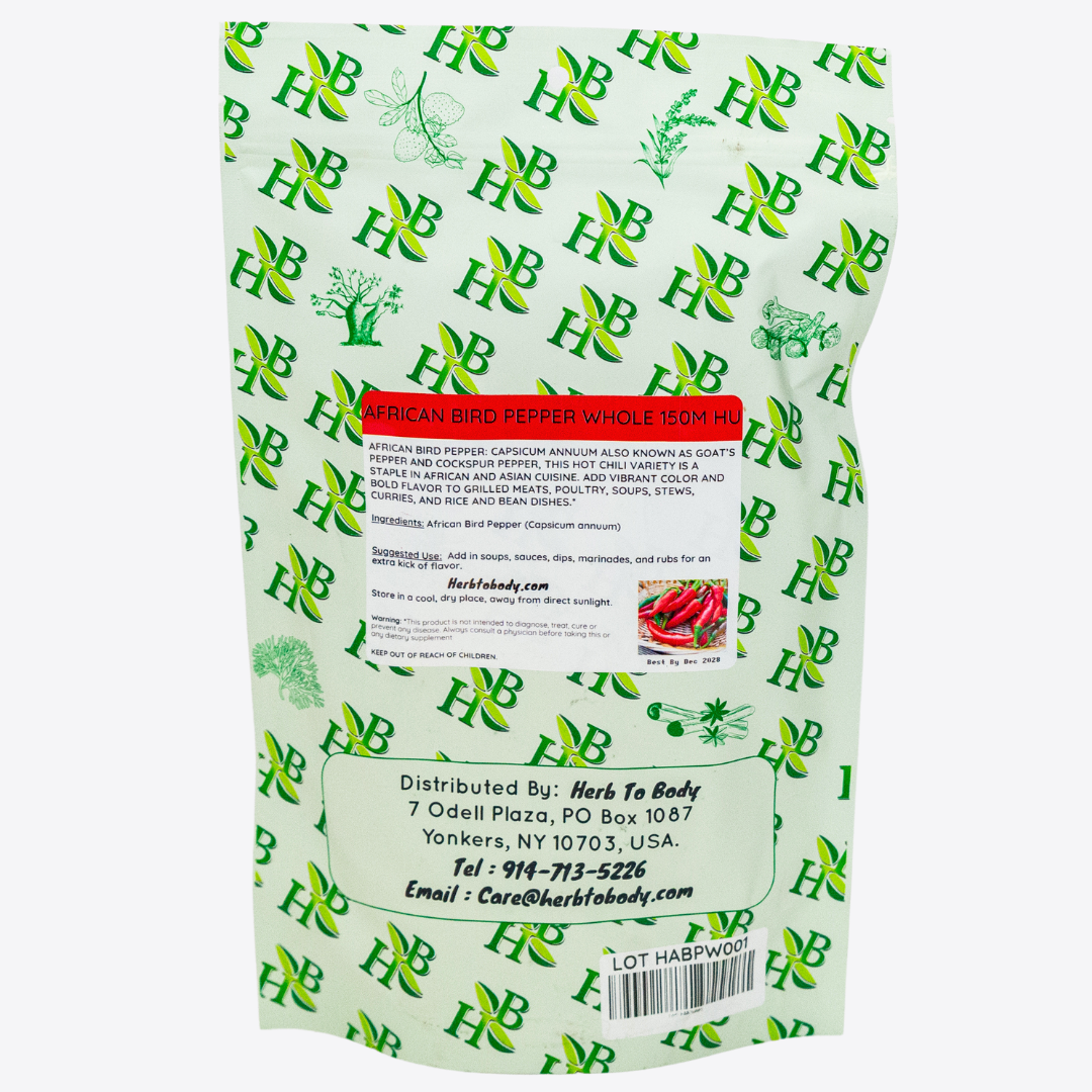 African Bird Pepper Whole 150M HU
