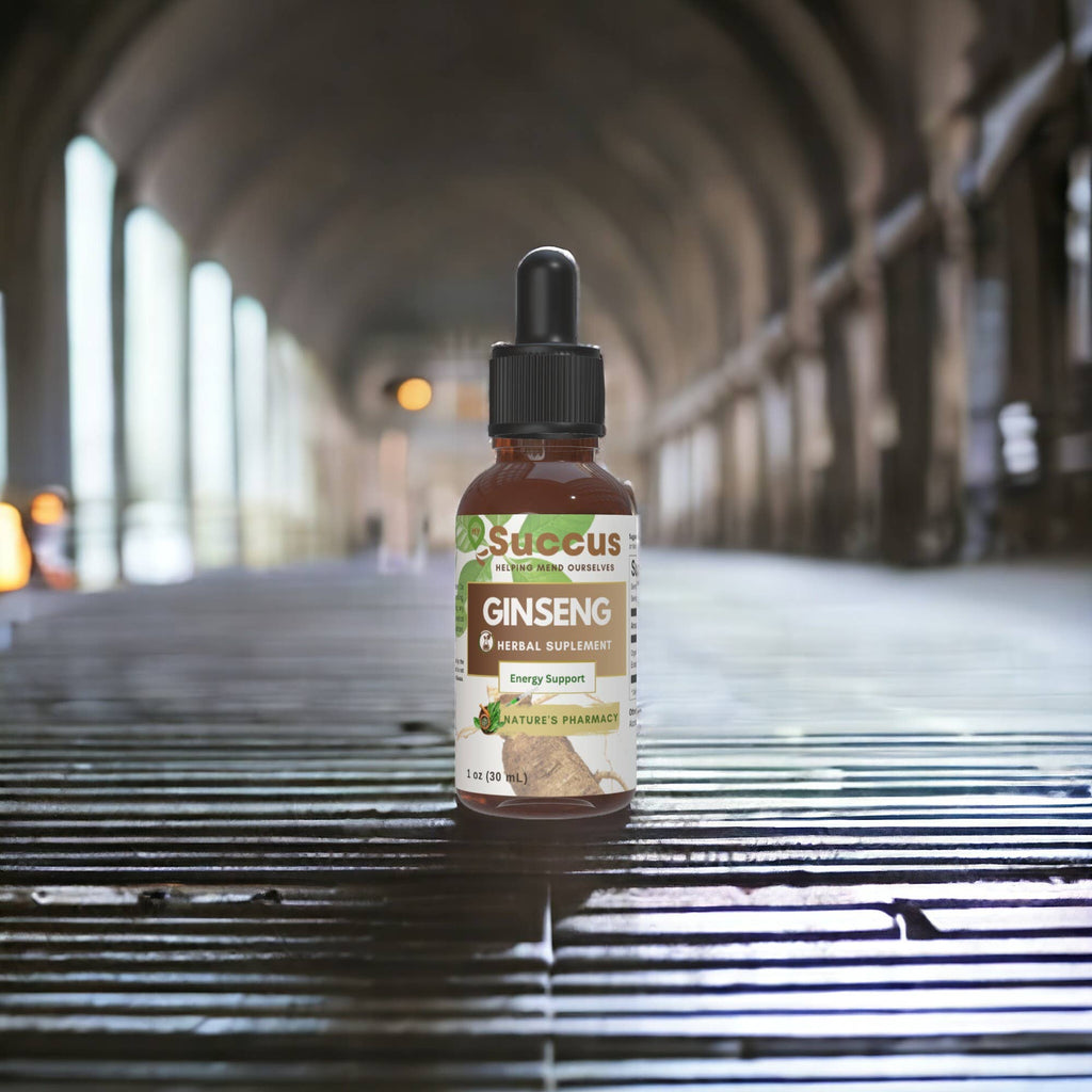 Ginseng Tincture - Supports Energy & Natural Vitality: Alcohol Free / 1 fl oz
