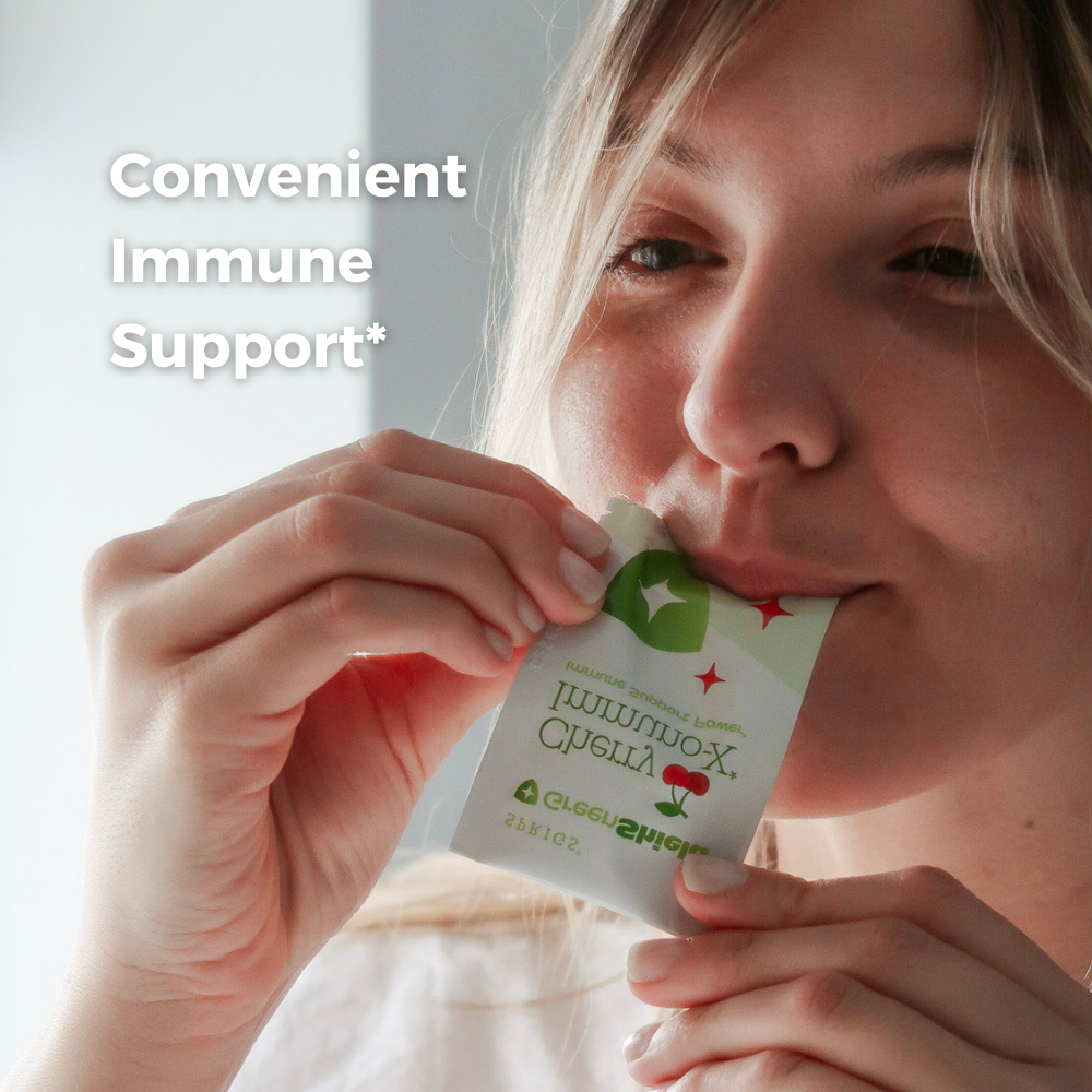 Cherry Immuno-X – Kids & Family Daily Immune Support | 24 Packets