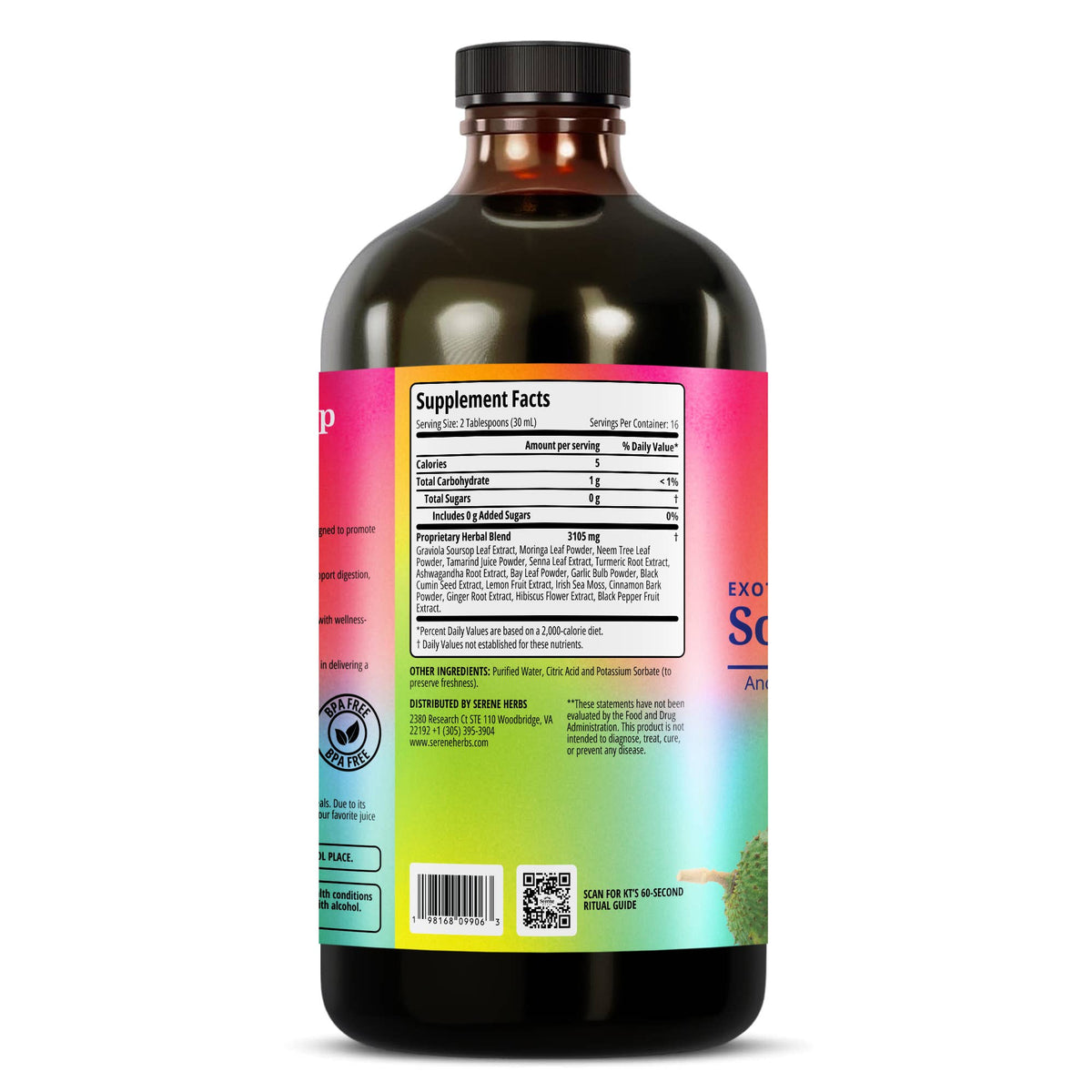 Exotic Soursop Bitters – Herbal Digestive & Daily Wellness Support | 16 oz