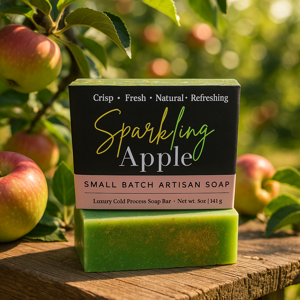 Sparkling Apple Bar Soap | Refreshing, Fruity Cleanse & Glow
