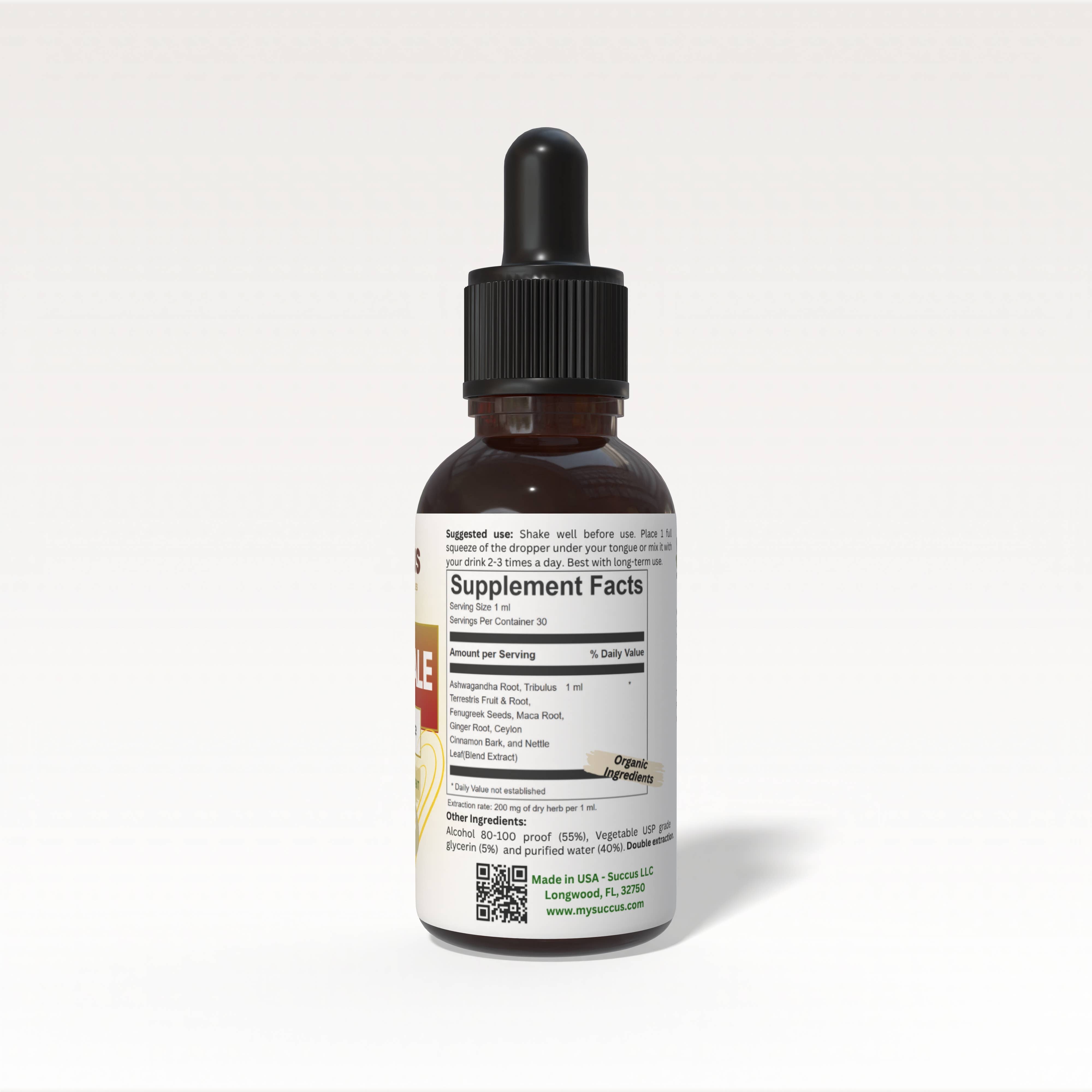 Prime Male Elixir - Male Performance: Alcohol Free / 1 oz