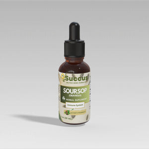 Soursop (Graviola) Tincture - Immune System (High Potency) : Alcohol Free / 1 fl oz