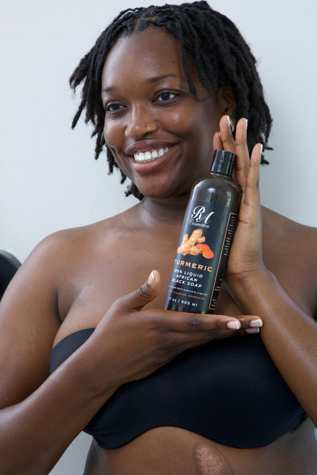 100% Liquid African Black Soap, Mango - 8oz