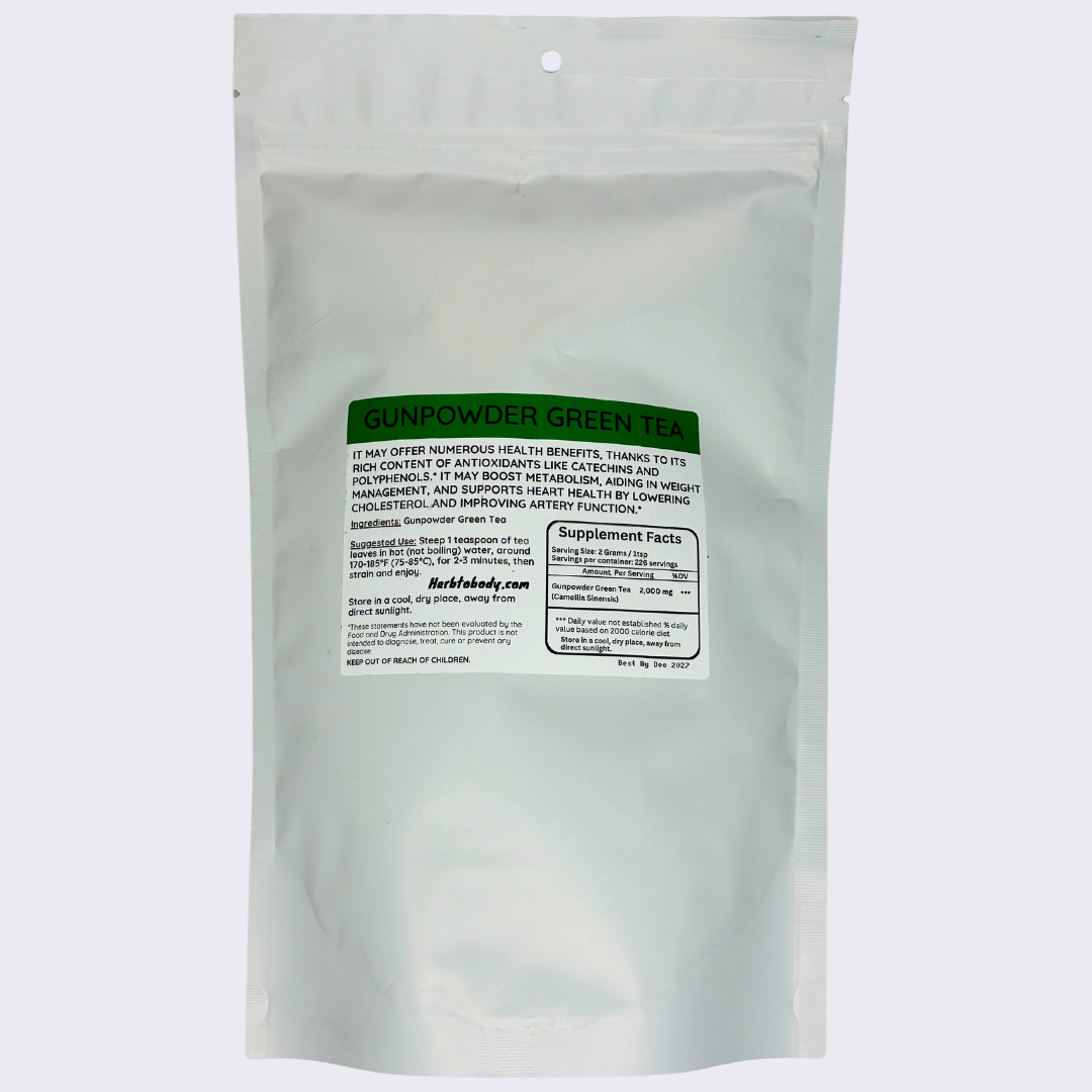 Gunpowder Green Tea ( Clean Energy • Antioxidant Protection • Metabolism Boost )