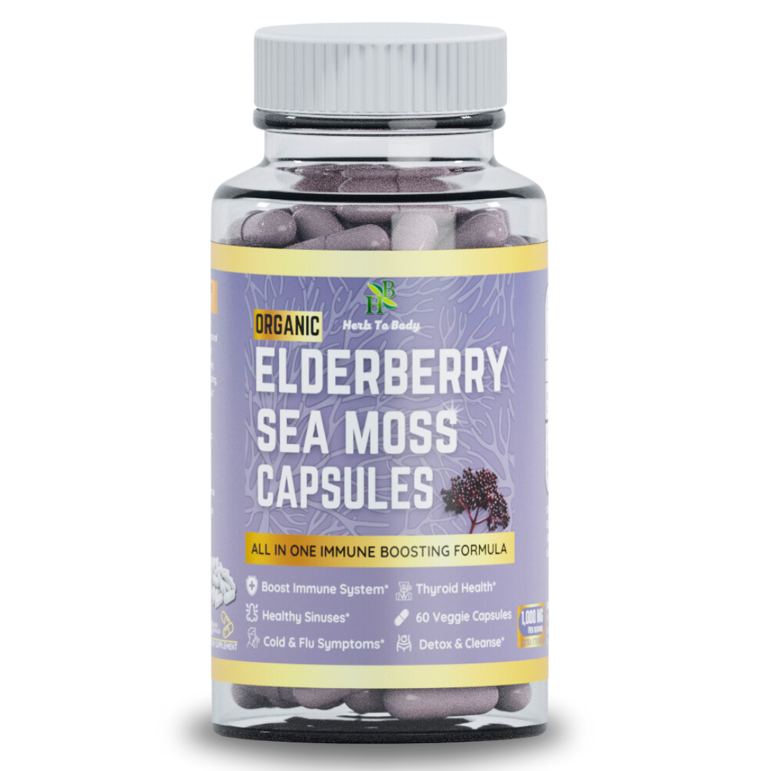 Elderberry Sea Moss Capsules (60 Capsules)