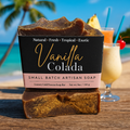 Vanilla Colada Bar Soap | Tropical Coconut + Vanilla Glow Bar (5oz)
