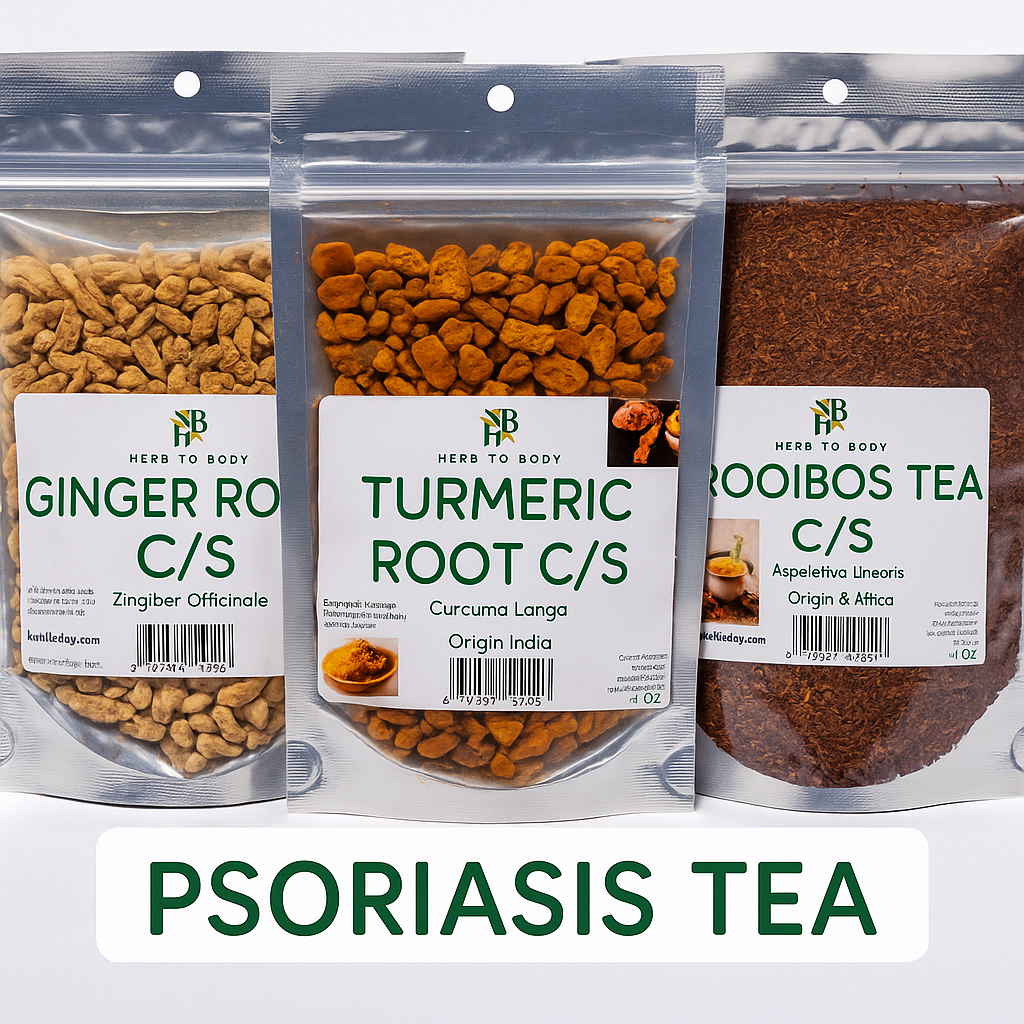 Psoriasis Tea Bundle – Ginger, Turmeric & Rooibos