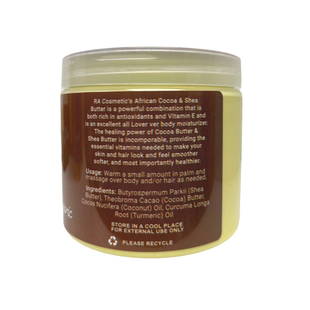 Whipped Cocoa & Shea Butter w/ Turmeric Oil, 12oz