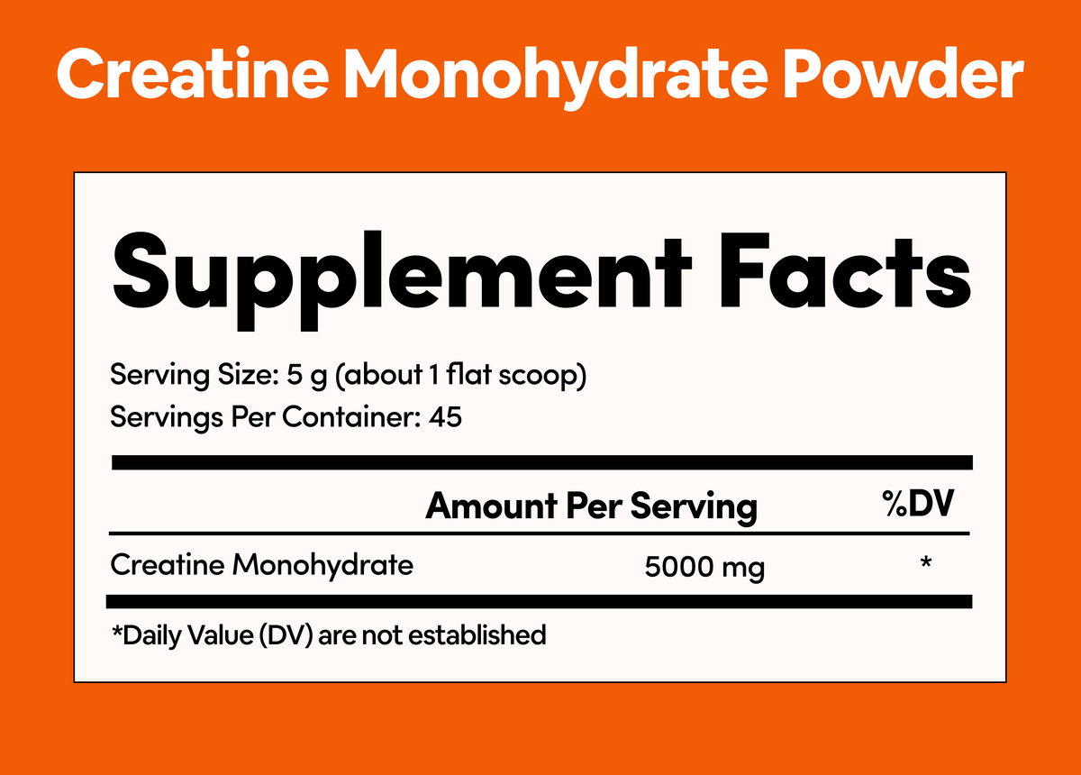Creatine Monohydrate – Women’s Muscle, Strength & Workout Support | 45 Servings