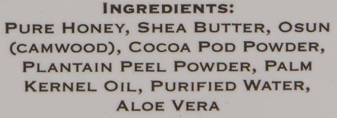 African Black Soap Bar, Unscented - 5oz