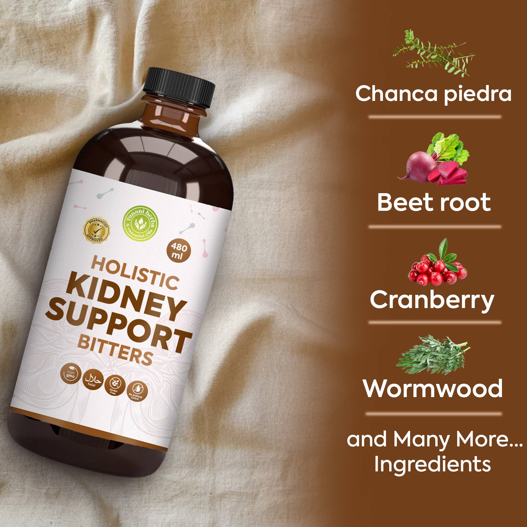 Kidney Support Herbal Bitters | Urinary, Fluid Balance & Detox Support