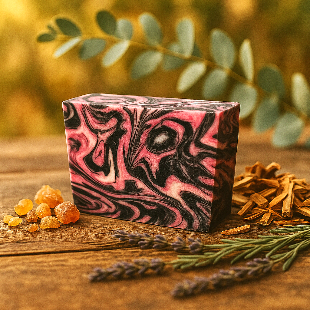 Frankincense & Sandalwood Soap Bar | Handmade Botanical Soap for Soft, Healthy-Looking Skin