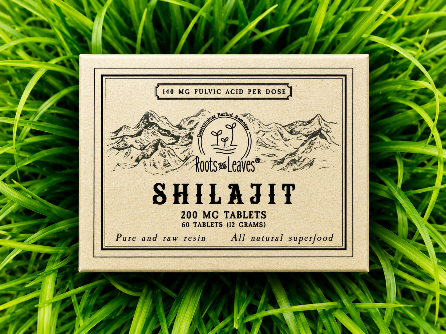 Pure Shilajit Tablets 60ct. - 60 doses
