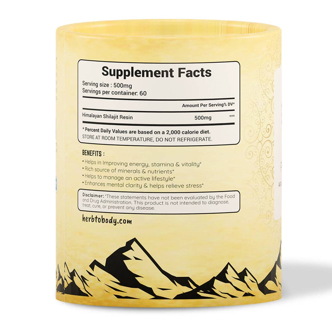 Himalayan Shilajit Resin | Energy, Mineral & Vitality Support (30g)