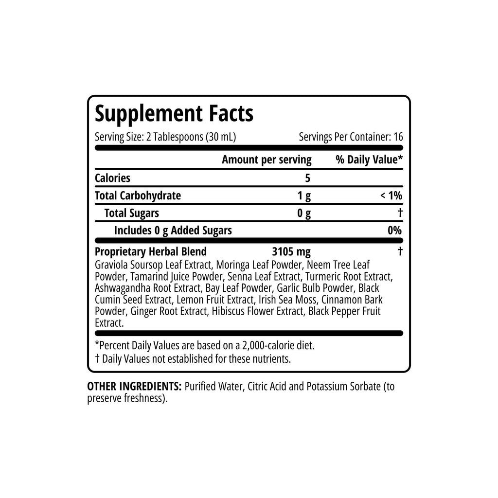 Exotic Soursop Bitters – Herbal Digestive & Daily Wellness Support | 16 oz