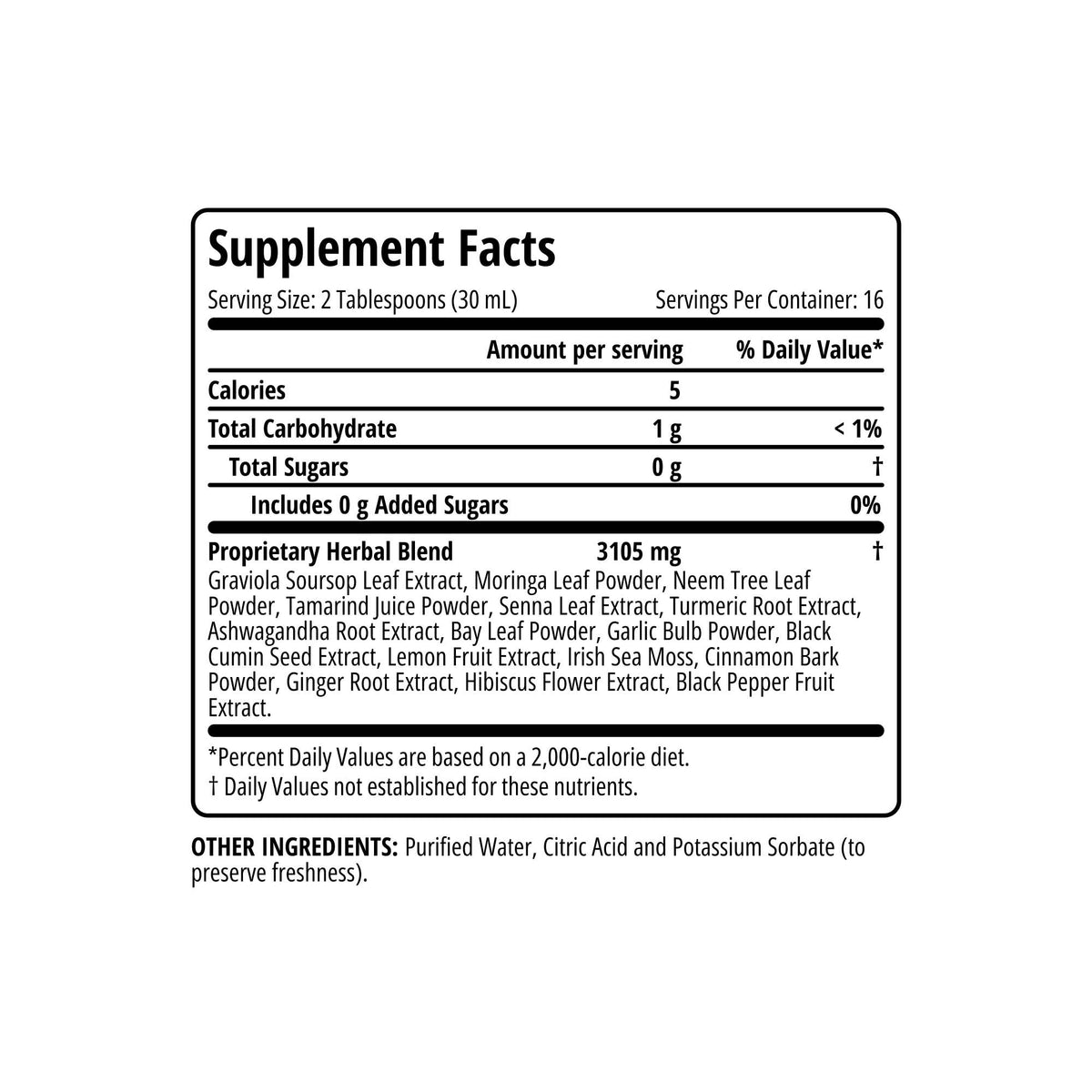 Exotic Soursop Bitters – Herbal Digestive & Daily Wellness Support | 16 oz