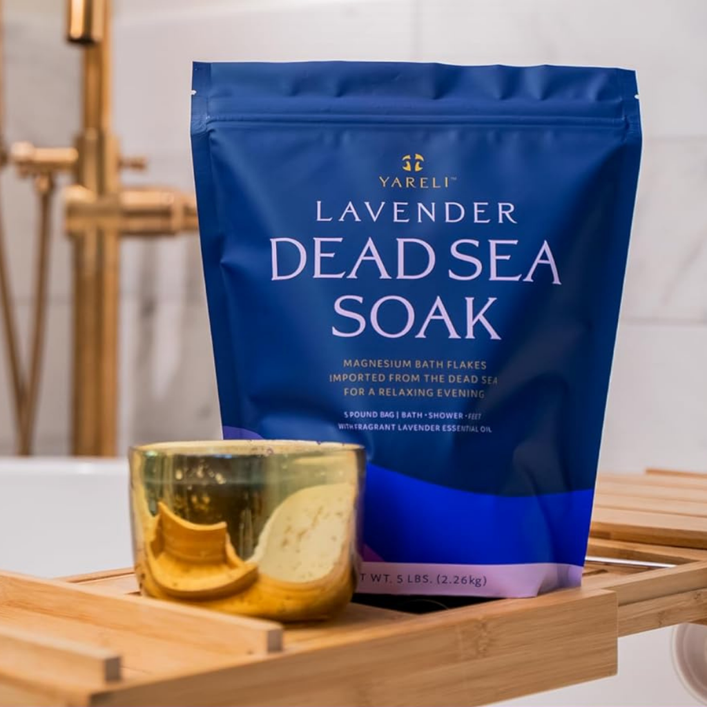 Lavender Dead Sea Magnesium Bath Flakes – Relax & Restore | 5 lb