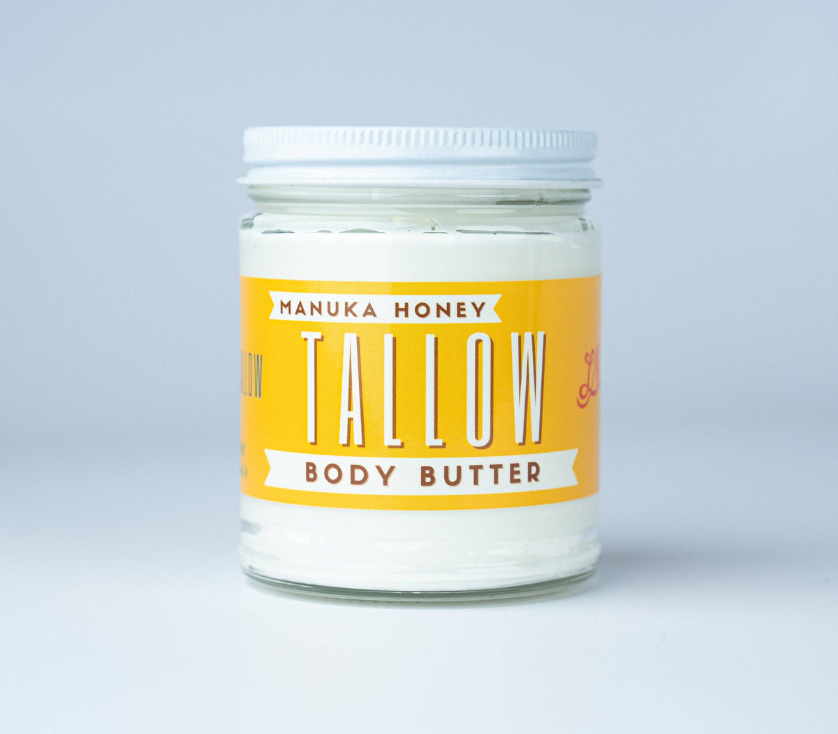 Manuka Honey & Rosehip Tallow Body Butter - Deeply Nourishing, All-Natural Moisturizer: 9oz