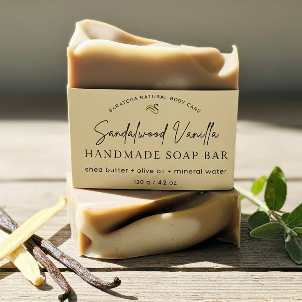 Sandalwood Vanilla Handmade Soap Bar VEGAN