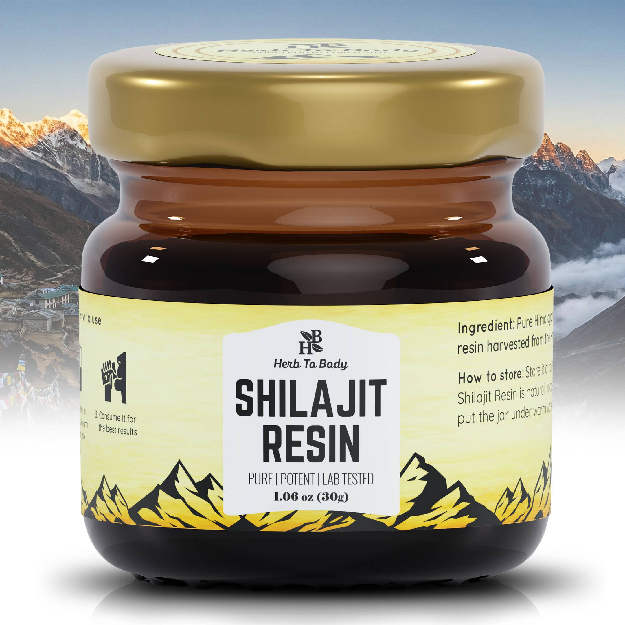 Himalayan Shilajit Resin | Energy, Mineral & Vitality Support (30g)