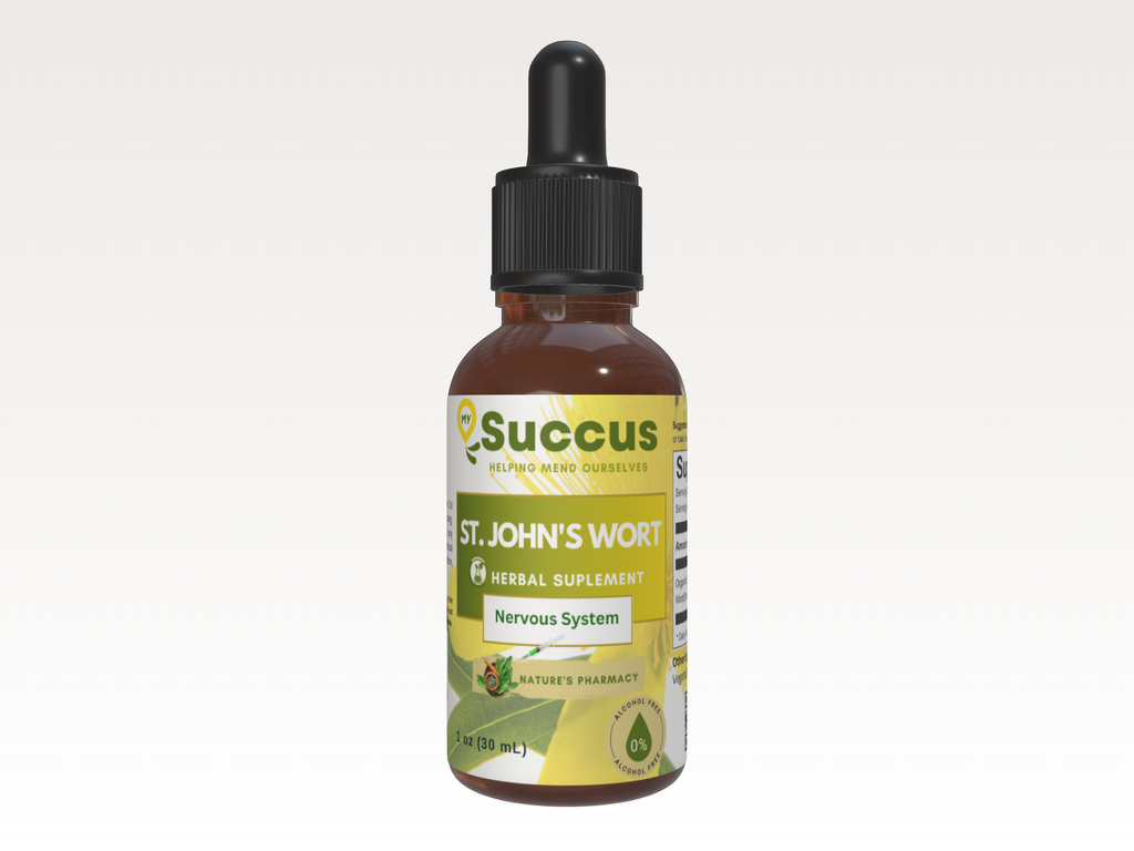 St. John's Wort Tincture - Nervous System (High Potency) : Alcohol Extract / 1 fl oz