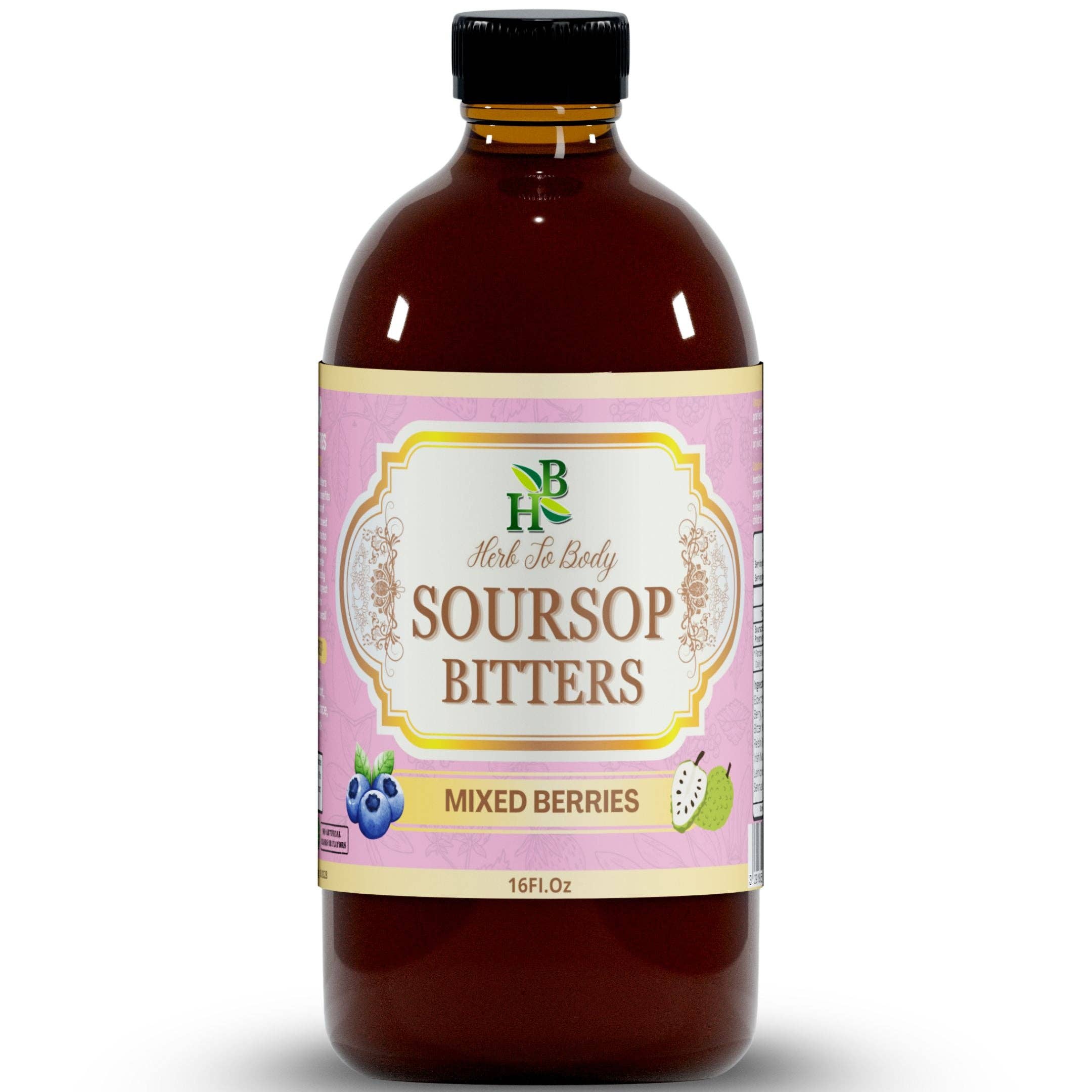 Soursop Mixed Berry Bitters | Immune, Gut & Daily Wellness Support