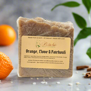 Orange, Clove & Patchouli Soap Bar | Acne | Inflammation | Irritated Skin | Puffiness | Anti-Fungal