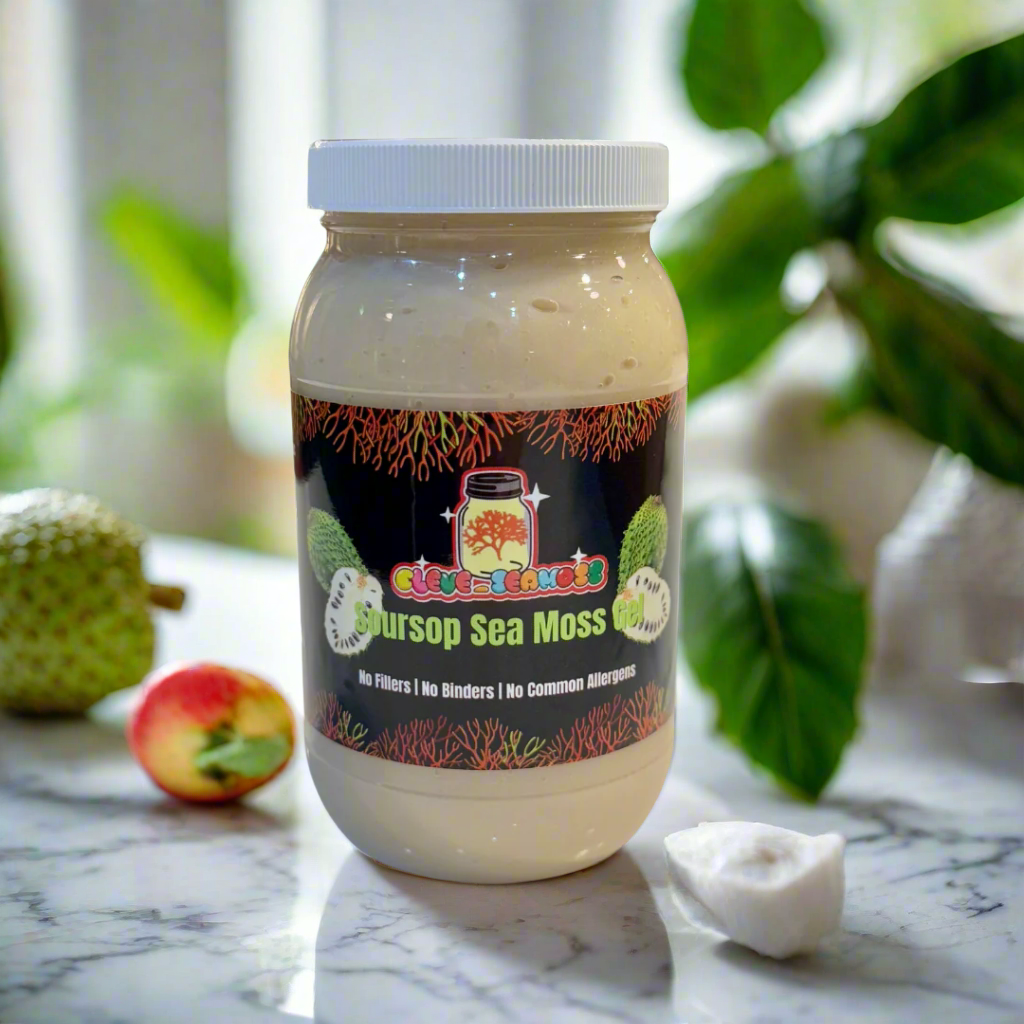 Soursop Fruit Infused Sea Moss | Actual Soursop Fruit | Beginner Friendly