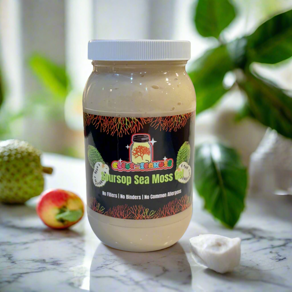 Soursop Sea Moss Gel | Made with Real Soursop Fruit