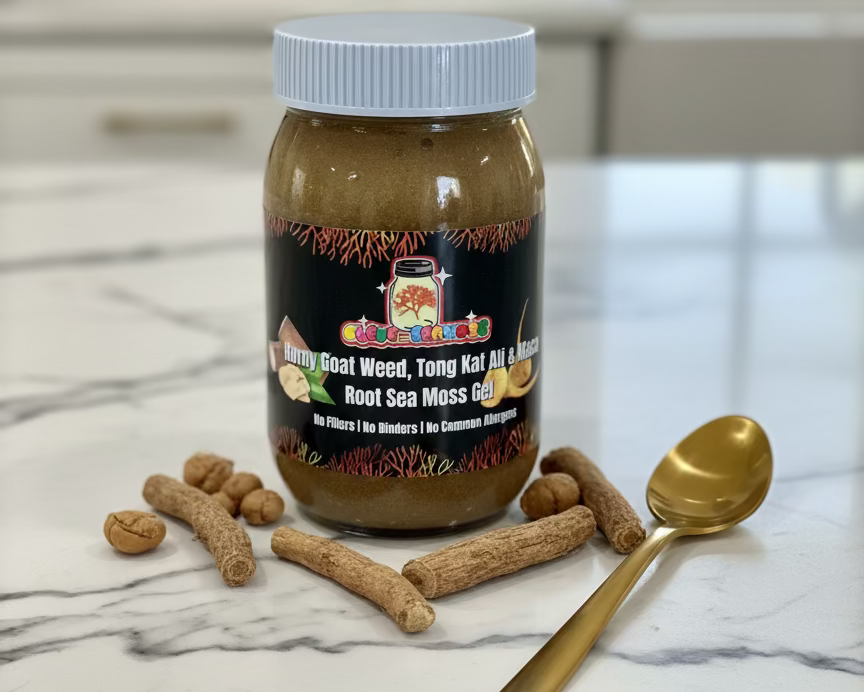 Horny Goat Weed, Tong Kat Ali & Maca Root Sea Moss Gel | Not Beginner Friendly