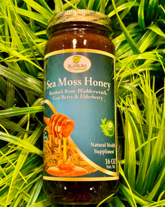 Sea Moss Honey with Burdock, Bladderwrack, Goji Berry and & Elderberry