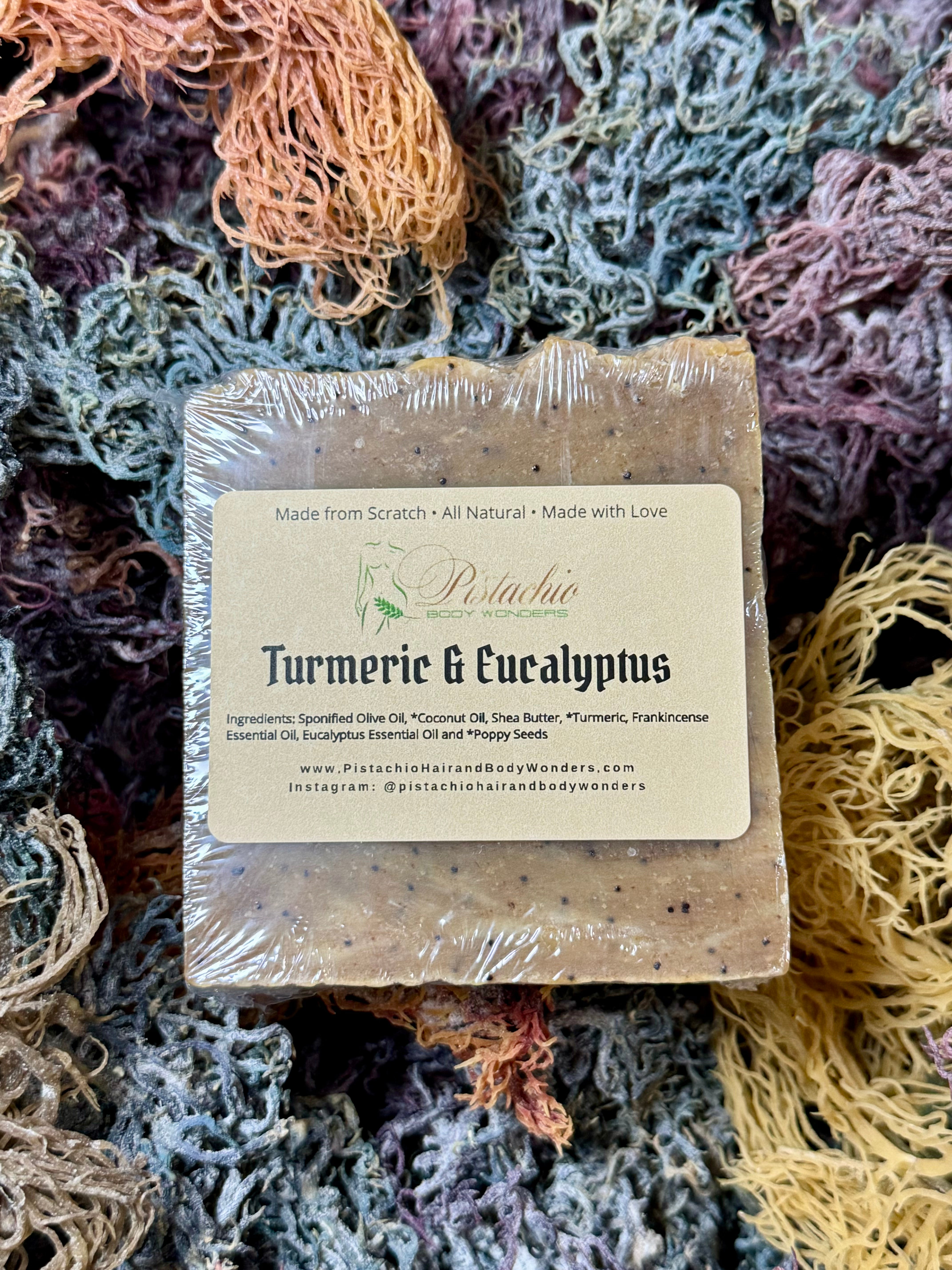 Turmeric & Eucalyptus Soap Bar | Scars | Purifying | Glow | Antibacterial