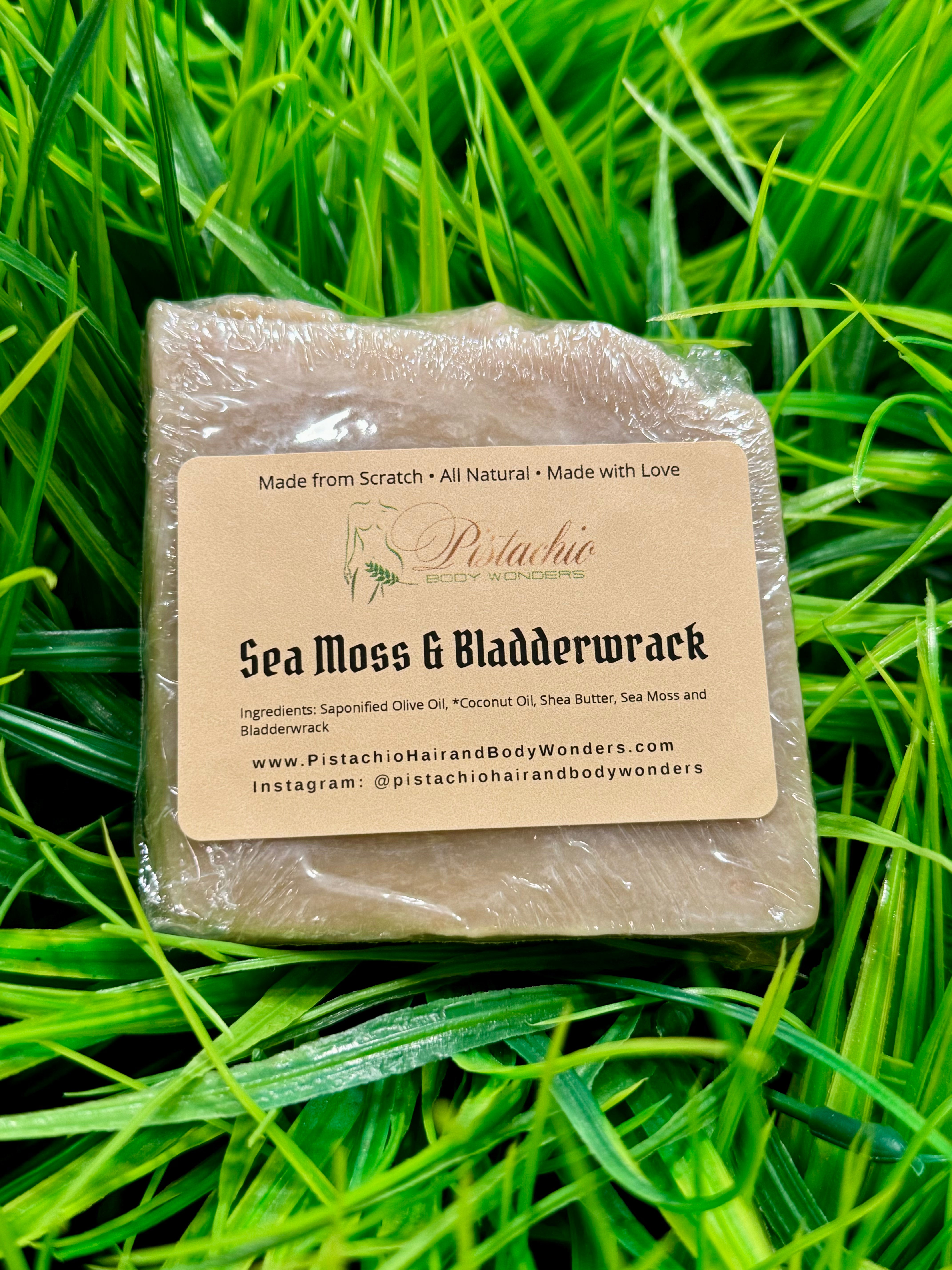 Sea Moss & Bladderwrack Soap Bar | Antibacterial | Hydrating | Anti-inflammatory | Psoriasis | Eczema