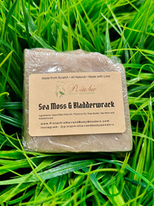 Sea Moss & Bladderwrack Soap Bar | Antibacterial | Hydrating | Anti-inflammatory | Psoriasis | Eczema