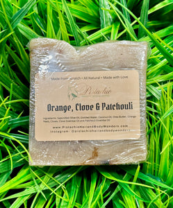 Orange, Clove & Patchouli Soap Bar | Acne | Inflammation | Irritated Skin | Puffiness | Anti-Fungal