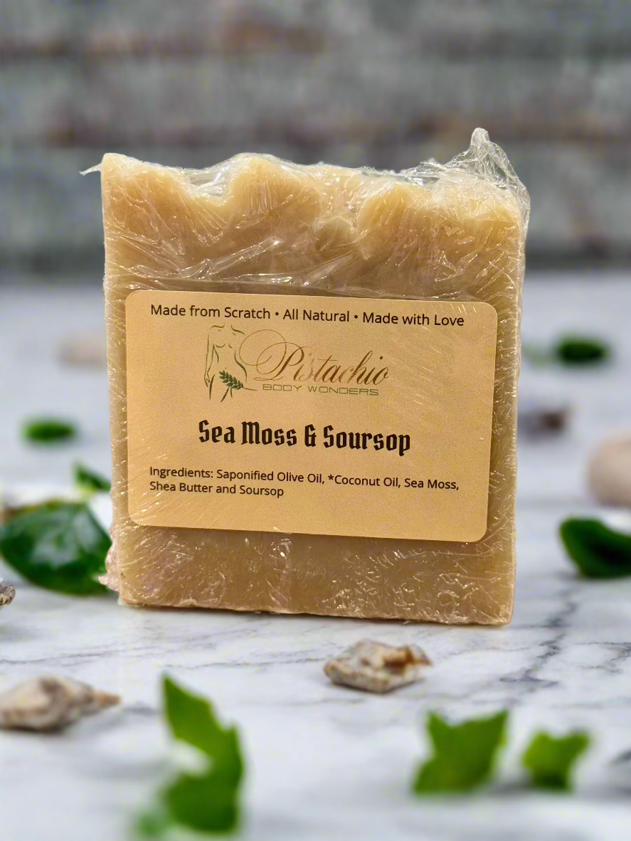 Sea Moss & Soursop Soap (discontinuing)