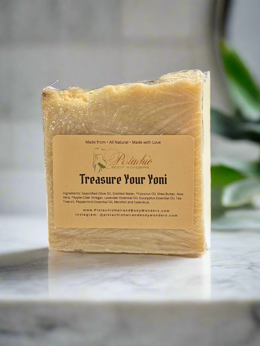 Treasure your Yoni Soap Bar | Fragrance Free | Anti-Inflammatory | Anti-Fungal | Antiseptic | Purifying