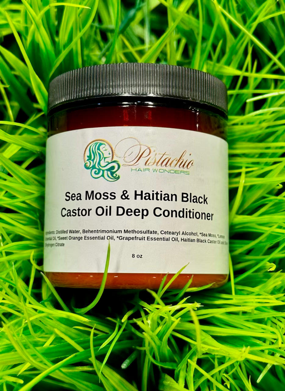 Sea Moss & Black Castor Deep Conditioner | Growth, Strength & Moisture Repair