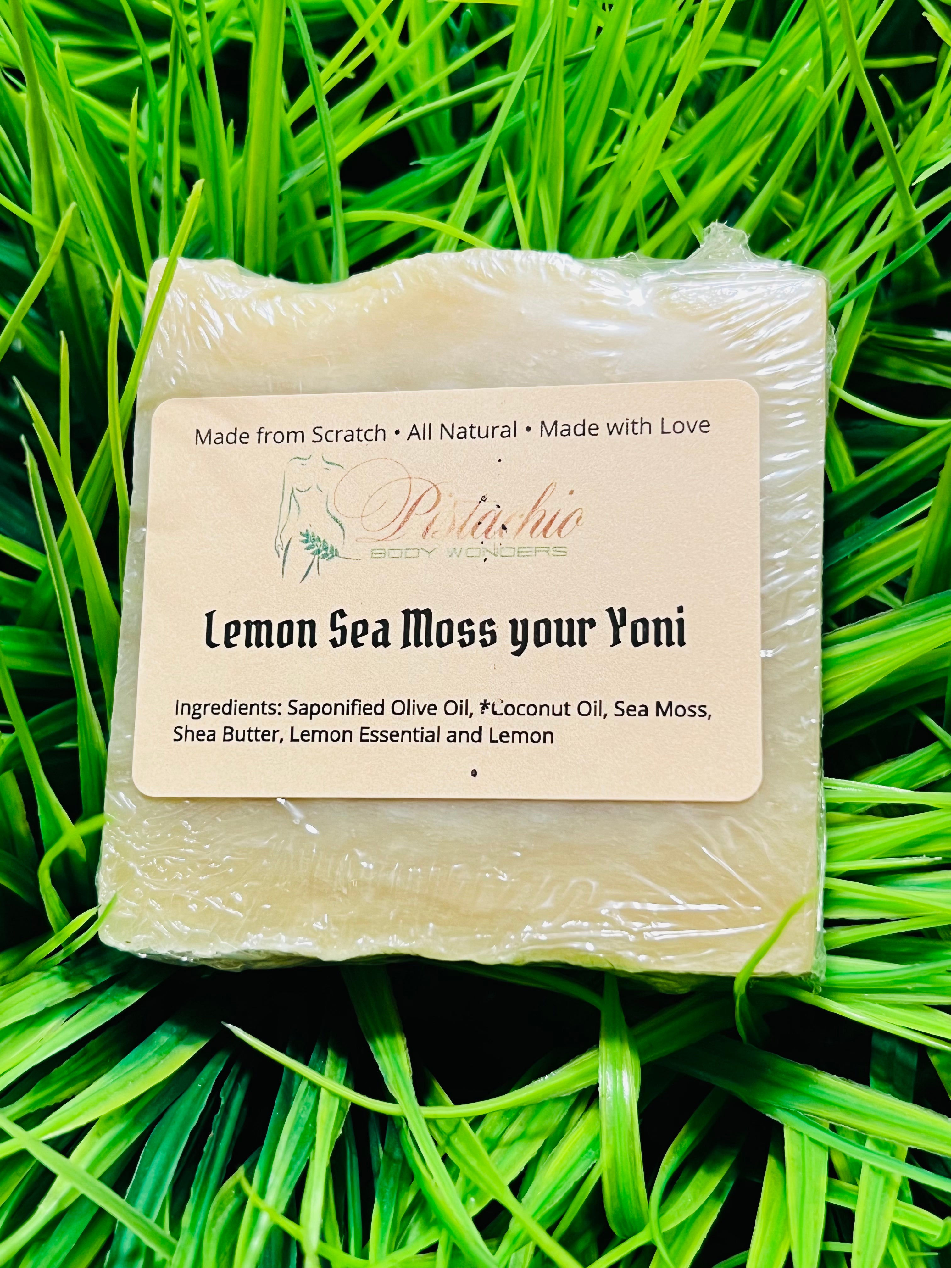 Lemon Sea Moss your Yoni Soap Bar