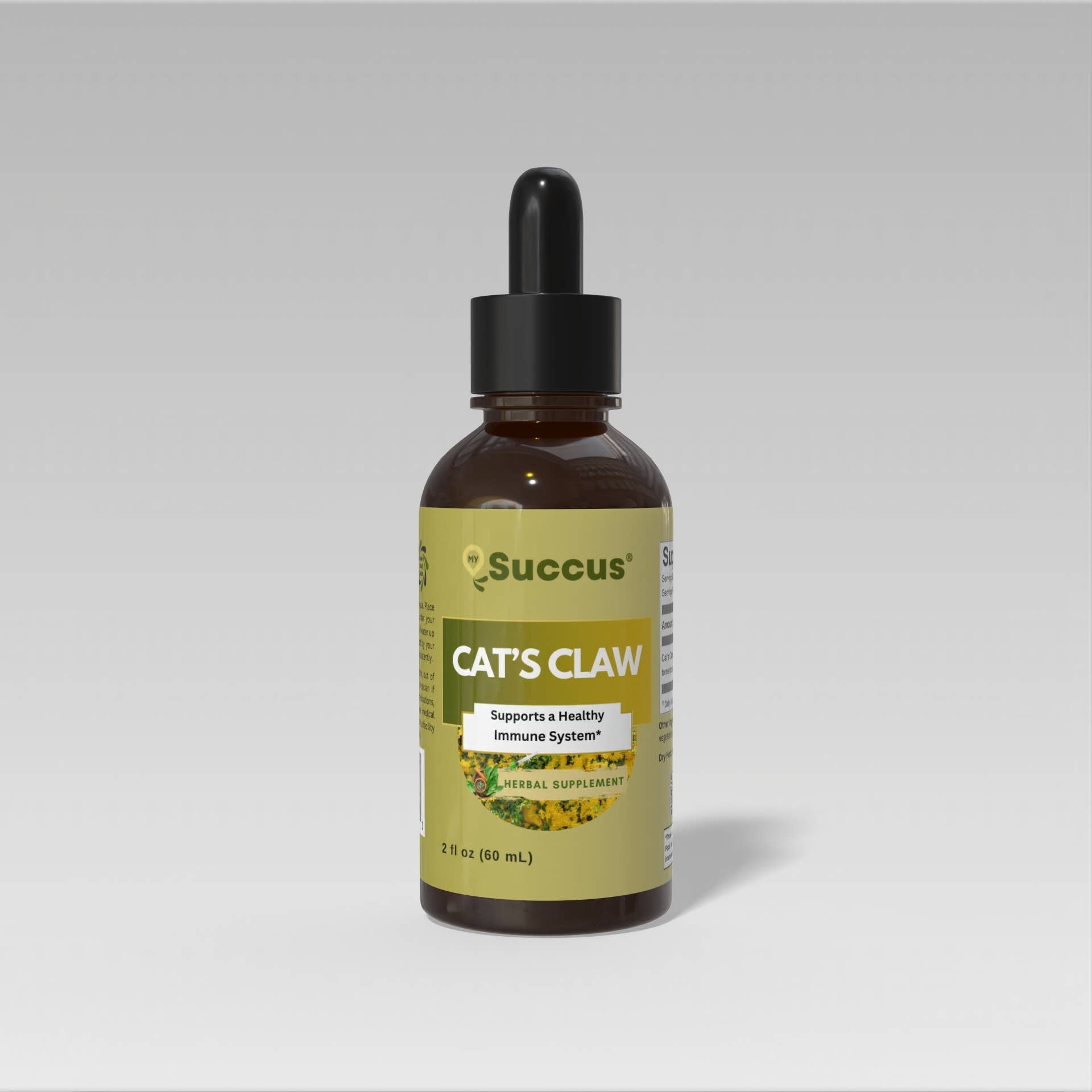 Cat's Claw Tincture - Premium Herbal Extract: Alcohol Free / 1 fl oz
