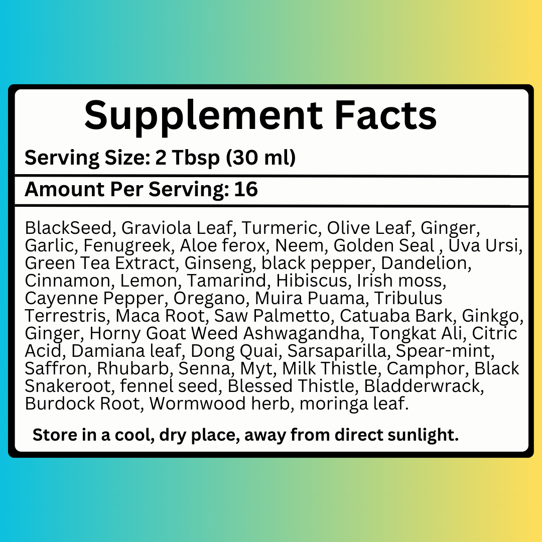 Black Seed Bitter (16oz Glass Bottle) (Not for beginners)