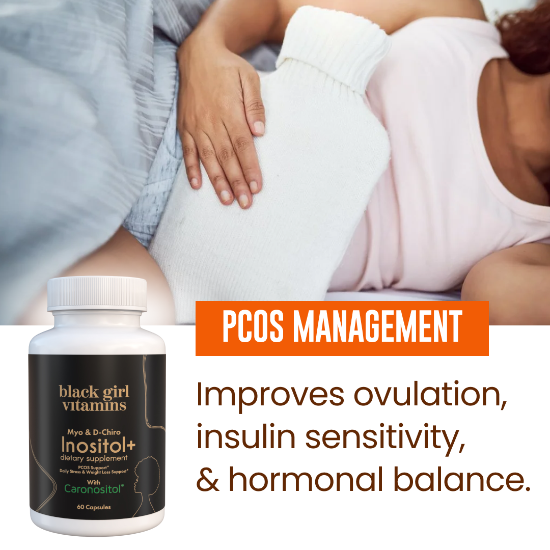 Myo & D-Chiro Inositol – PCOS, Hormone & Cycle Support | 40:1 Ratio, 60 Capsules