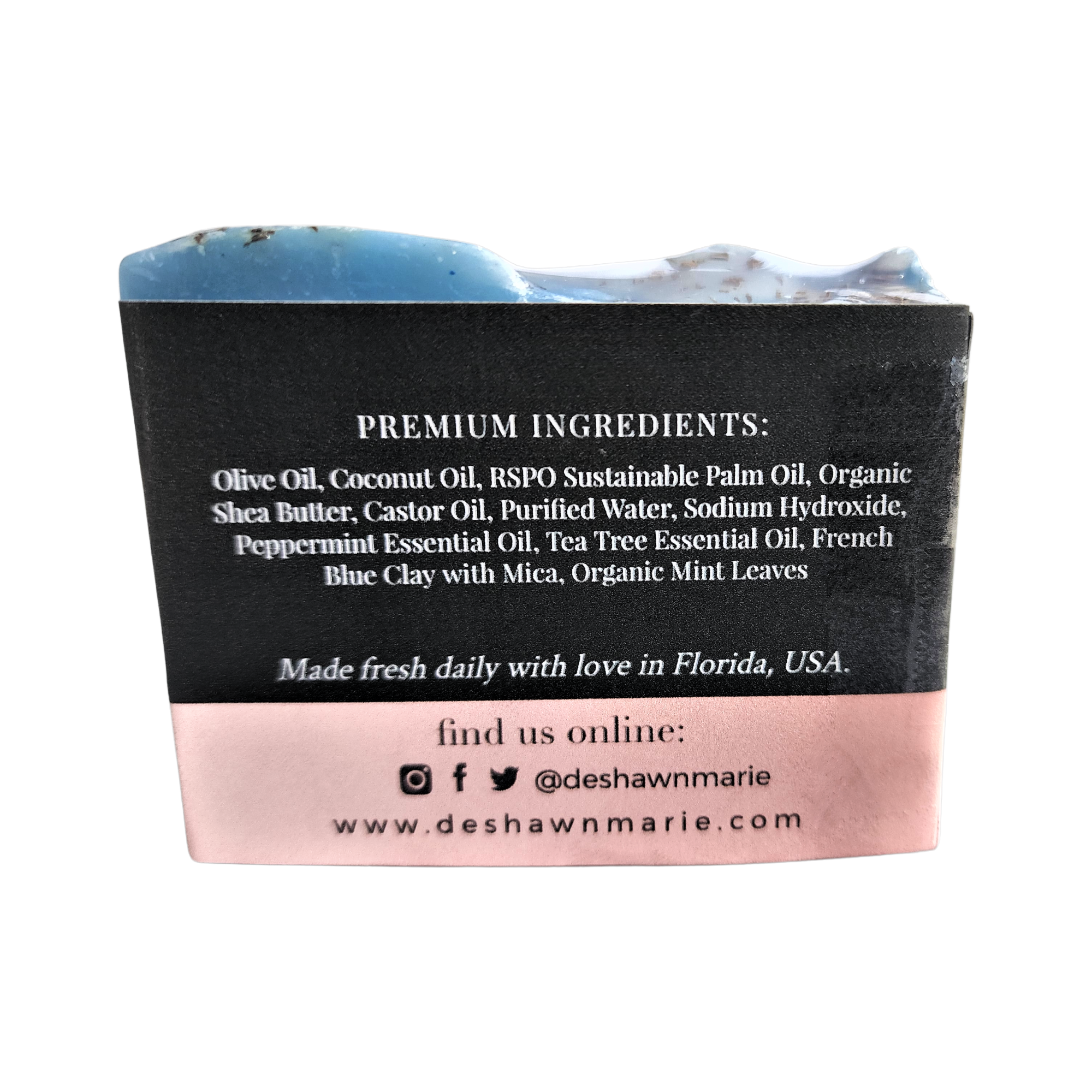 Peppermint Tea Tree Soap Bar | Acne, Odor & Deep Clean Detox